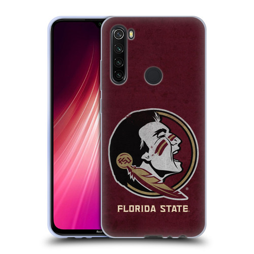 Florida State University FSU Florida State University Distressed Soft Gel Case for Xiaomi Redmi Note 8T