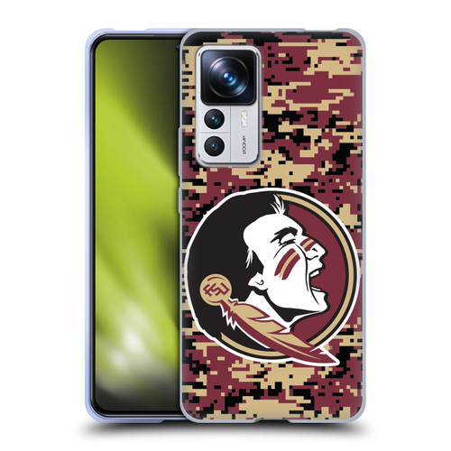 Florida State University FSU Florida State University Digital Camouflage Soft Gel Case for Xiaomi 12T Pro