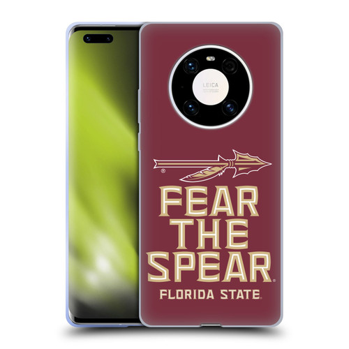 Florida State University FSU Florida State University Art Fear The Spear Soft Gel Case for Huawei Mate 40 Pro 5G