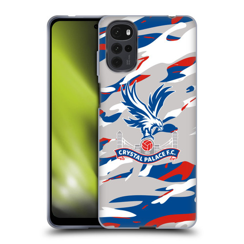 Crystal Palace FC Crest Camouflage Soft Gel Case for Motorola Moto G22