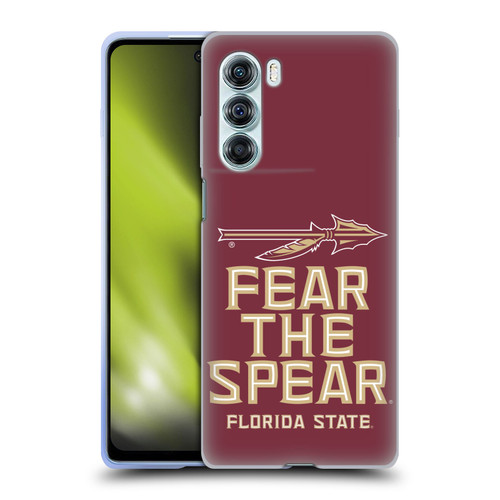 Florida State University FSU Florida State University Art Fear The Spear Soft Gel Case for Motorola Edge S30 / Moto G200 5G