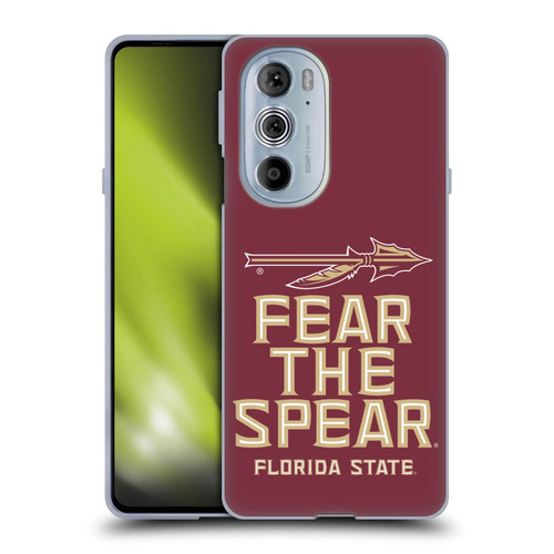 Florida State University FSU Florida State University Art Fear The Spear Soft Gel Case for Motorola Edge X30