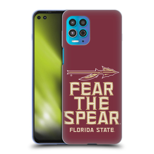 Florida State University FSU Florida State University Art Fear The Spear Soft Gel Case for Motorola Moto G100
