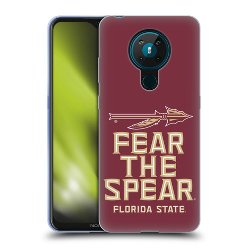 Florida State University FSU Florida State University Art Fear The Spear Soft Gel Case for Nokia 5.3