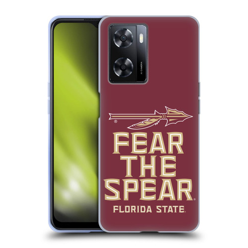 Florida State University FSU Florida State University Art Fear The Spear Soft Gel Case for OPPO A57s
