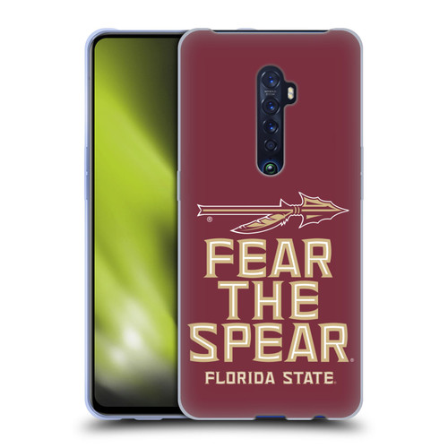 Florida State University FSU Florida State University Art Fear The Spear Soft Gel Case for OPPO Reno 2