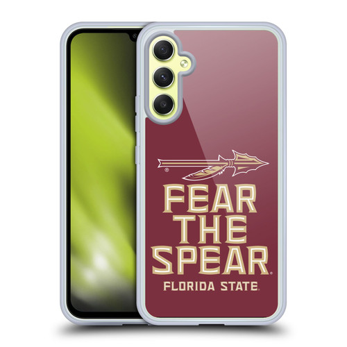 Florida State University FSU Florida State University Art Fear The Spear Soft Gel Case for Samsung Galaxy A34 5G