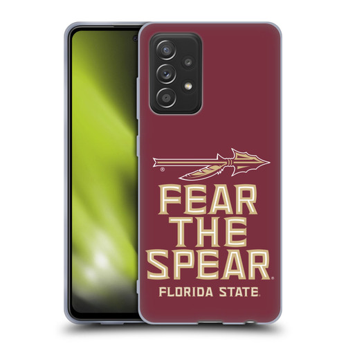 Florida State University FSU Florida State University Art Fear The Spear Soft Gel Case for Samsung Galaxy A52 / A52s / 5G (2021)