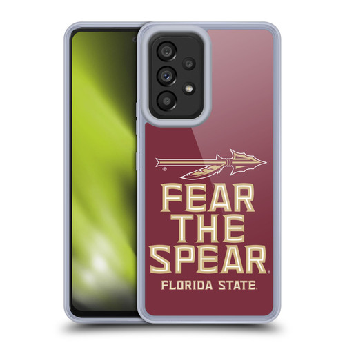 Florida State University FSU Florida State University Art Fear The Spear Soft Gel Case for Samsung Galaxy A53 5G (2022)