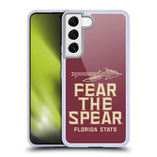 Florida State University FSU Florida State University Art Fear The Spear Soft Gel Case for Samsung Galaxy S22 5G