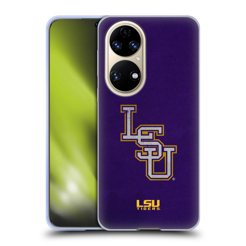 Louisiana State University LSU Louisiana State University Distressed Look Soft Gel Case for Huawei P50
