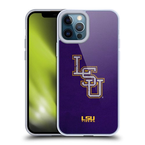 Louisiana State University LSU Louisiana State University Distressed Look Soft Gel Case for Apple iPhone 12 Pro Max