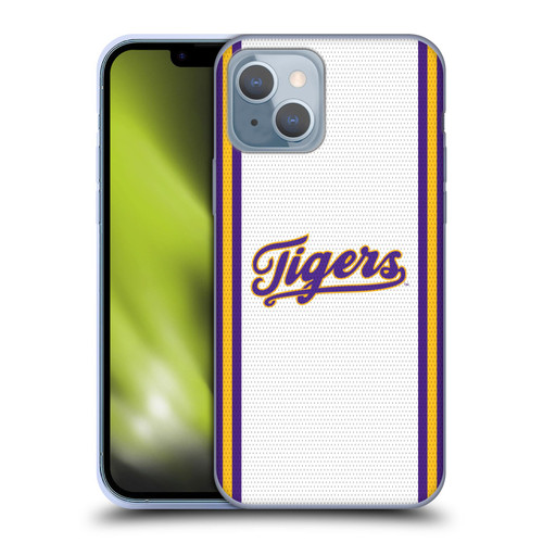 Louisiana State University LSU Louisiana State University Football Jersey Soft Gel Case for Apple iPhone 14