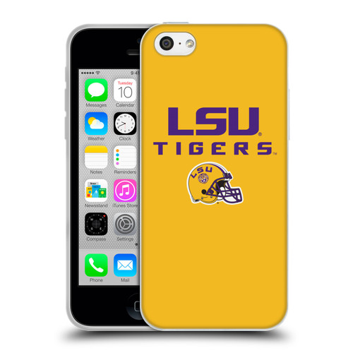 Louisiana State University LSU Louisiana State University Helmet Logotype Soft Gel Case for Apple iPhone 5c