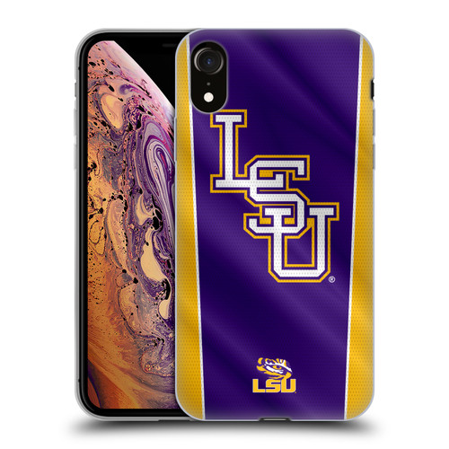 Louisiana State University LSU Louisiana State University LSU Banner Soft Gel Case for Apple iPhone XR