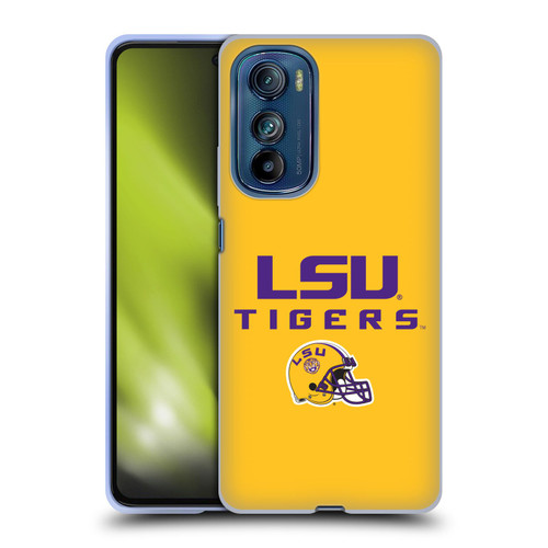 Louisiana State University LSU Louisiana State University Helmet Logotype Soft Gel Case for Motorola Edge 30