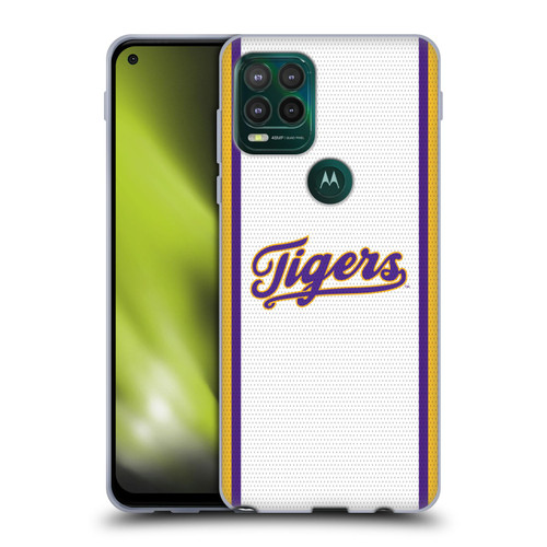 Louisiana State University LSU Louisiana State University Football Jersey Soft Gel Case for Motorola Moto G Stylus 5G 2021