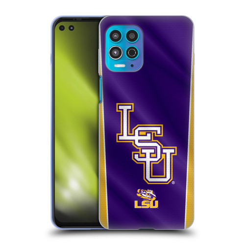 Louisiana State University LSU Louisiana State University Banner Soft Gel Case for Motorola Moto G100