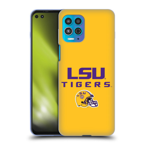 Louisiana State University LSU Louisiana State University Helmet Logotype Soft Gel Case for Motorola Moto G100