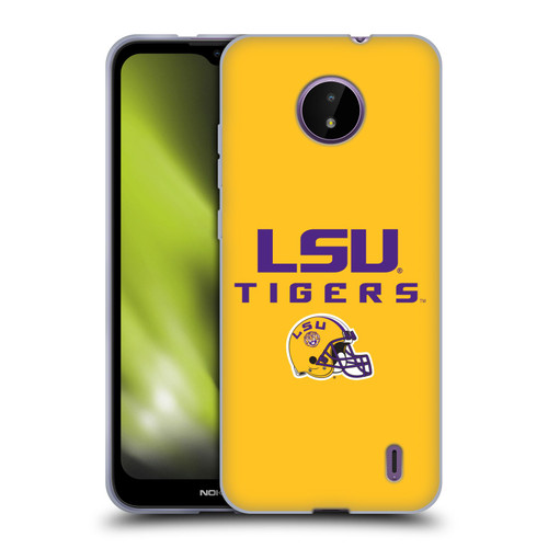 Louisiana State University LSU Louisiana State University Helmet Logotype Soft Gel Case for Nokia C10 / C20