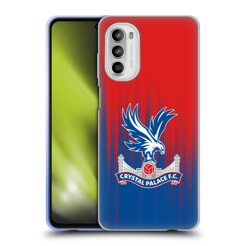 Crystal Palace FC Crest Halftone Soft Gel Case for Motorola Moto G52
