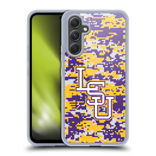 Louisiana State University LSU Louisiana State University Digital Camouflage Soft Gel Case for Samsung Galaxy A54 5G