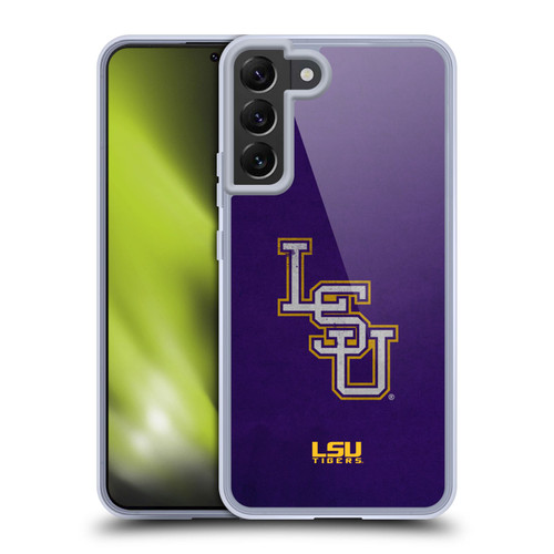 Louisiana State University LSU Louisiana State University Distressed Look Soft Gel Case for Samsung Galaxy S22+ 5G