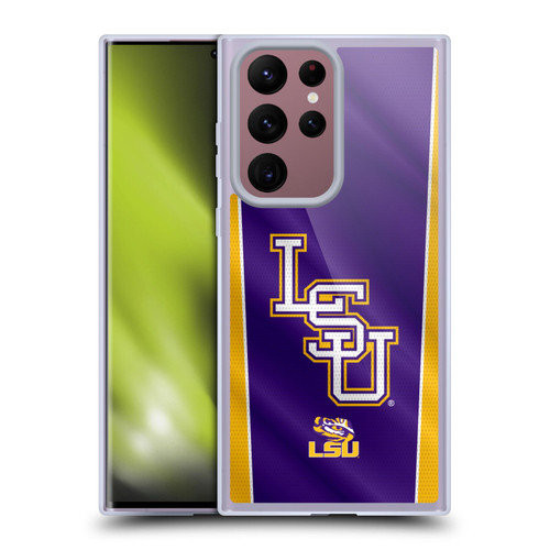 Louisiana State University LSU Louisiana State University Banner Soft Gel Case for Samsung Galaxy S22 Ultra 5G
