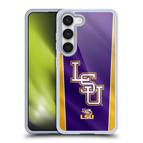 Louisiana State University LSU Louisiana State University LSU Banner Soft Gel Case for Samsung Galaxy S23 5G