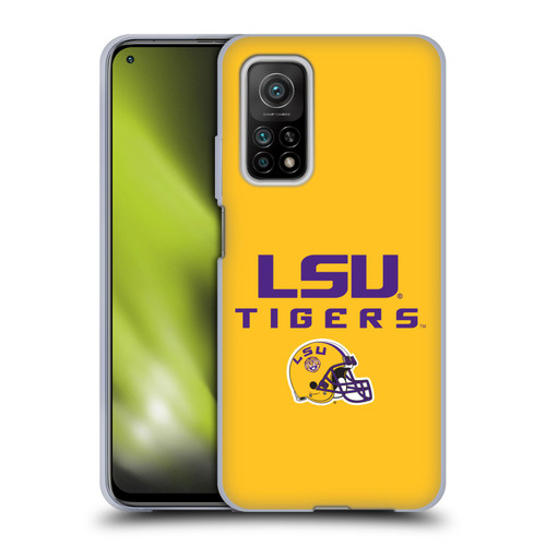 Louisiana State University LSU Louisiana State University Helmet Logotype Soft Gel Case for Xiaomi Mi 10T 5G