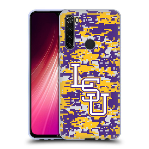 Louisiana State University LSU Louisiana State University Digital Camouflage Soft Gel Case for Xiaomi Redmi Note 8T