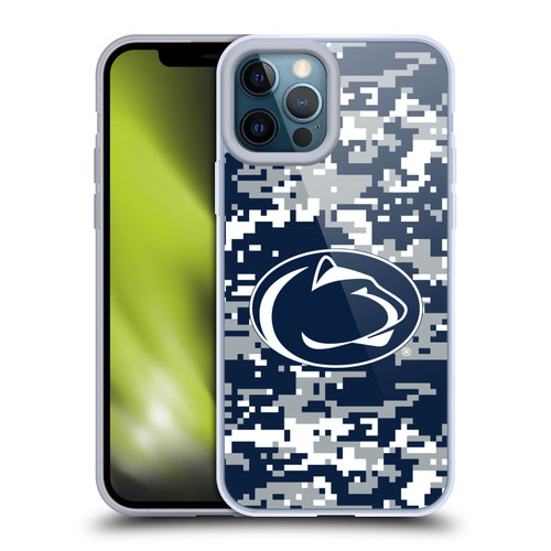 Pennsylvania State University PSU The Pennsylvania State University Digital Camouflage Soft Gel Case for Apple iPhone 12 Pro Max