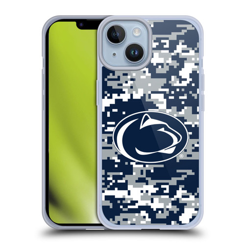 Pennsylvania State University PSU The Pennsylvania State University Digital Camouflage Soft Gel Case for Apple iPhone 14