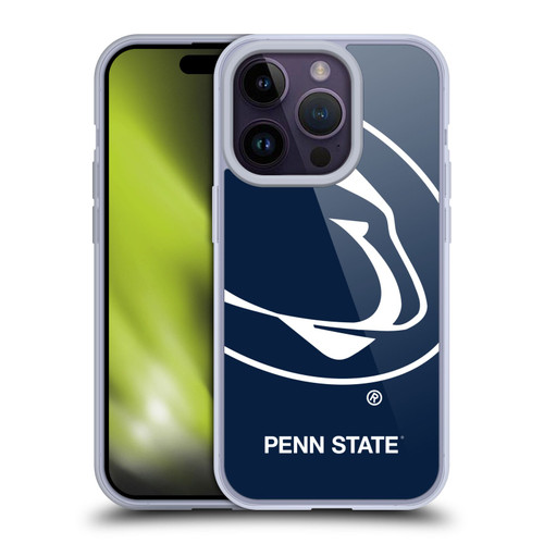 Pennsylvania State University PSU The Pennsylvania State University Oversized Icon Soft Gel Case for Apple iPhone 14 Pro