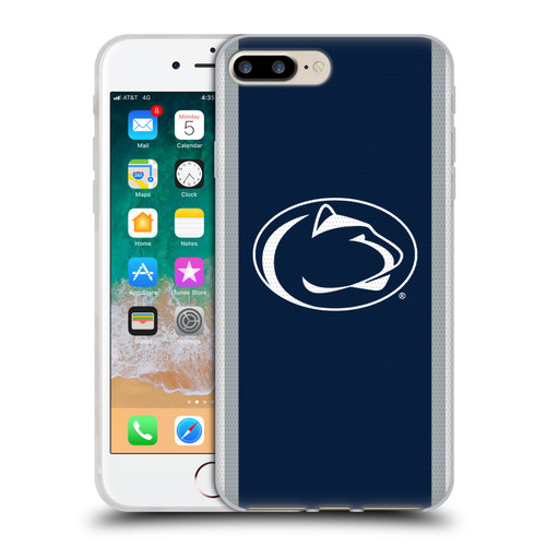 Pennsylvania State University PSU The Pennsylvania State University Football Jersey Soft Gel Case for Apple iPhone 7 Plus / iPhone 8 Plus