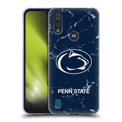 Pennsylvania State University PSU The Pennsylvania State University Marble Soft Gel Case for Motorola Moto E6s (2020)