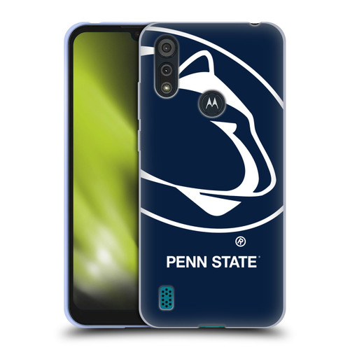 Pennsylvania State University PSU The Pennsylvania State University Oversized Icon Soft Gel Case for Motorola Moto E6s (2020)