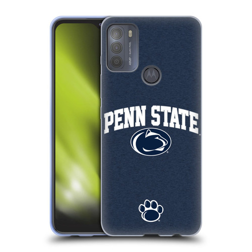 Pennsylvania State University PSU The Pennsylvania State University Campus Logotype Soft Gel Case for Motorola Moto G50