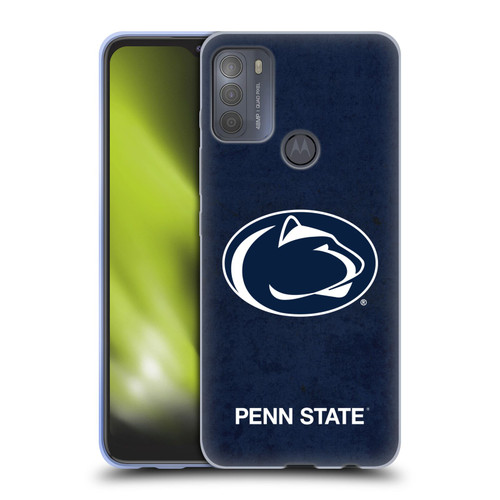 Pennsylvania State University PSU The Pennsylvania State University Distressed Look Soft Gel Case for Motorola Moto G50