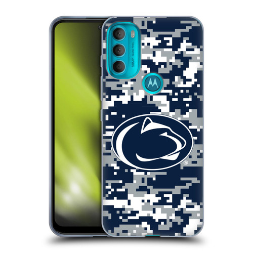 Pennsylvania State University PSU The Pennsylvania State University Digital Camouflage Soft Gel Case for Motorola Moto G71 5G