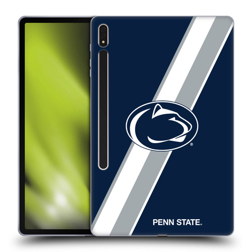 Pennsylvania State University PSU The Pennsylvania State University Stripes Soft Gel Case for Samsung Galaxy Tab S8 Plus