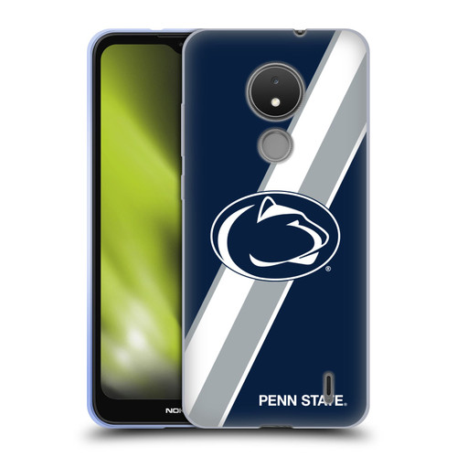 Pennsylvania State University PSU The Pennsylvania State University Stripes Soft Gel Case for Nokia C21