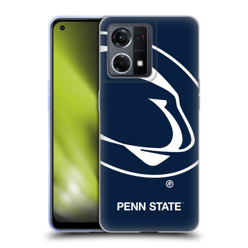 Pennsylvania State University PSU The Pennsylvania State University Oversized Icon Soft Gel Case for OPPO Reno8 4G