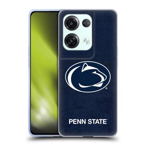 Pennsylvania State University PSU The Pennsylvania State University Distressed Look Soft Gel Case for OPPO Reno8 Pro