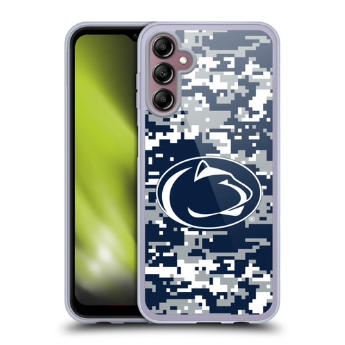 Pennsylvania State University PSU The Pennsylvania State University Digital Camouflage Soft Gel Case for Samsung Galaxy A14 5G