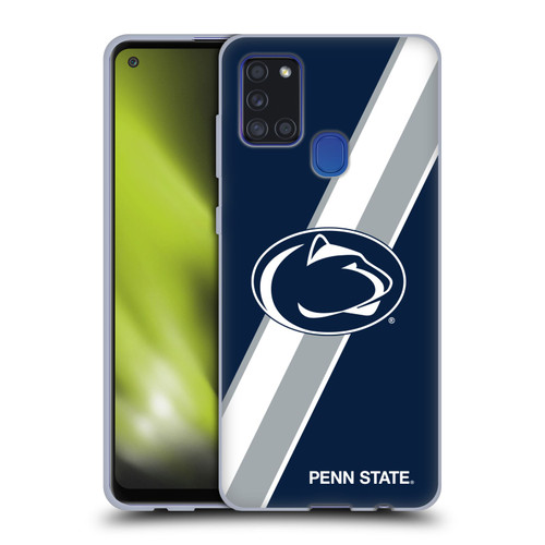 Pennsylvania State University PSU The Pennsylvania State University Stripes Soft Gel Case for Samsung Galaxy A21s (2020)