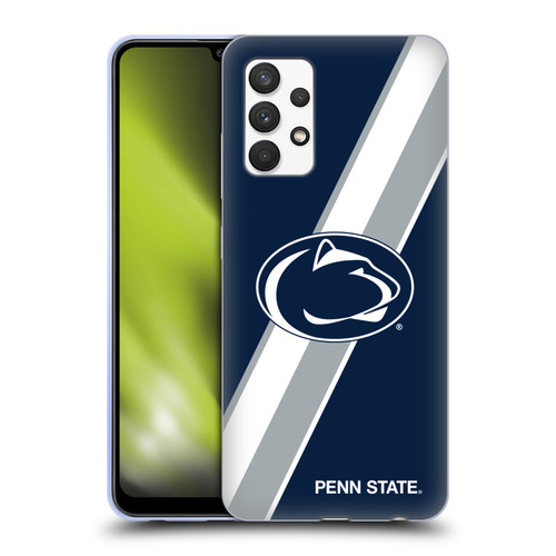 Pennsylvania State University PSU The Pennsylvania State University Stripes Soft Gel Case for Samsung Galaxy A32 (2021)