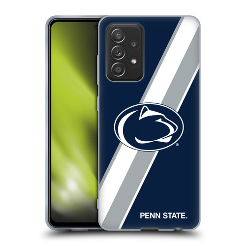 Pennsylvania State University PSU The Pennsylvania State University Stripes Soft Gel Case for Samsung Galaxy A52 / A52s / 5G (2021)