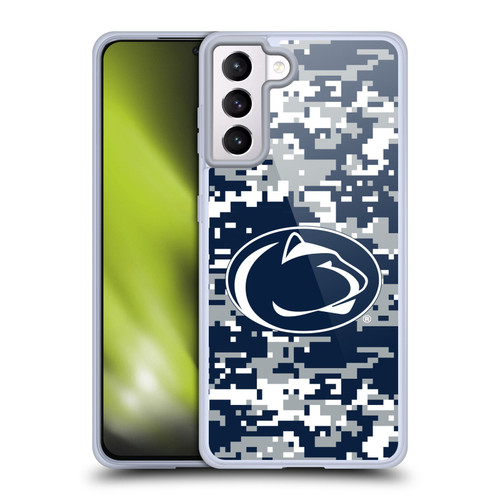 Pennsylvania State University PSU The Pennsylvania State University Digital Camouflage Soft Gel Case for Samsung Galaxy S21+ 5G