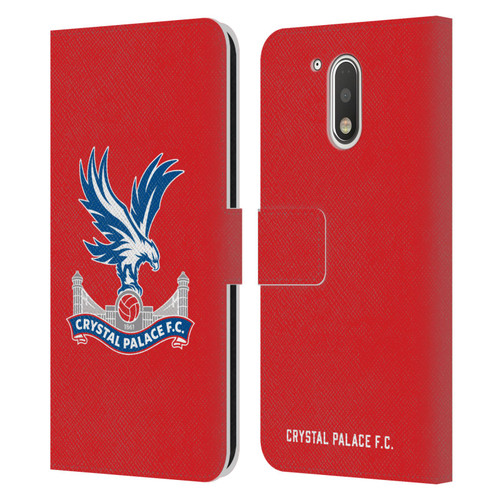 Crystal Palace FC Crest Eagle Leather Book Wallet Case Cover For Motorola Moto G41